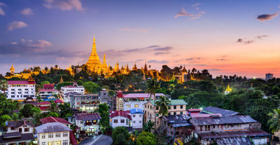Yangon Skyline