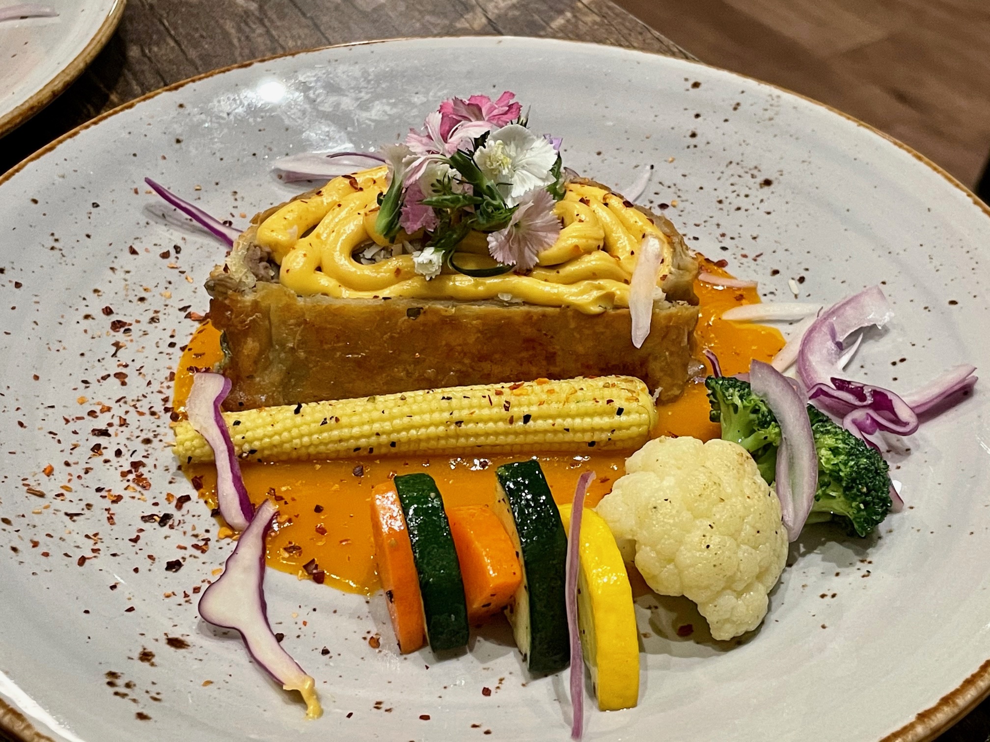 Mushroom Lentil and Nut Wellington