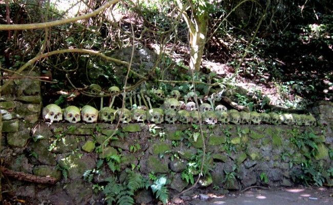 Trunyan burial site