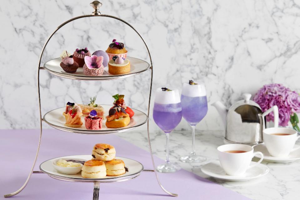 Purple Afternoon Tea Returns to The Fullerton Hotels Singapore