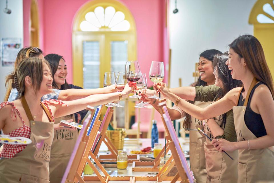Paintblush Launches Singapore’s First-ever Sip ‘n’ Paint Concept