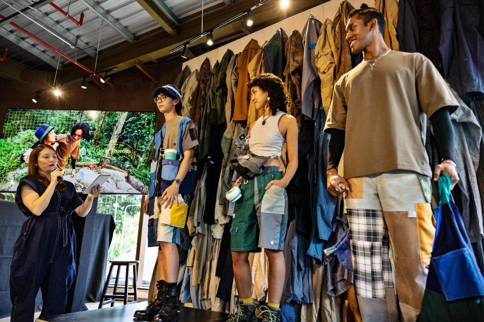 Good Threads Media Preview Models on Stage