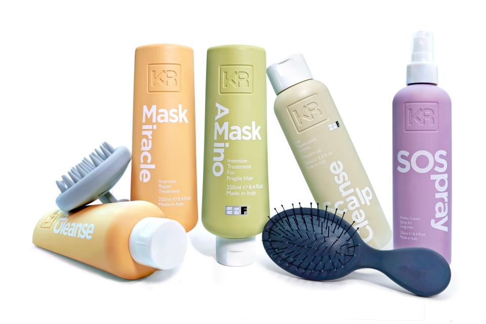 The Colour Rescue Kit, Scalp Rescue Kit and SOS Spray from the KR Rescue System