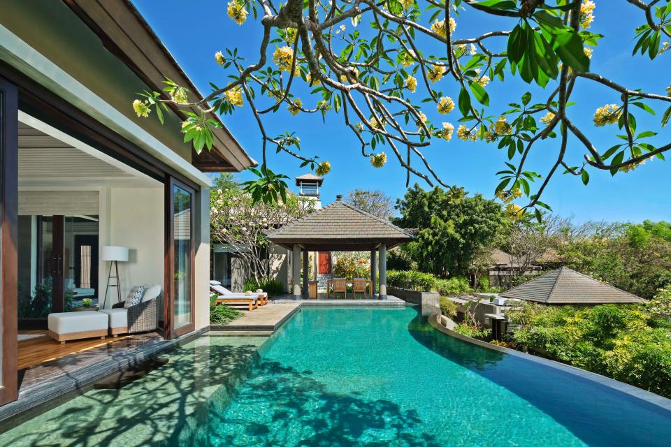 Villa pool at Umana Bali