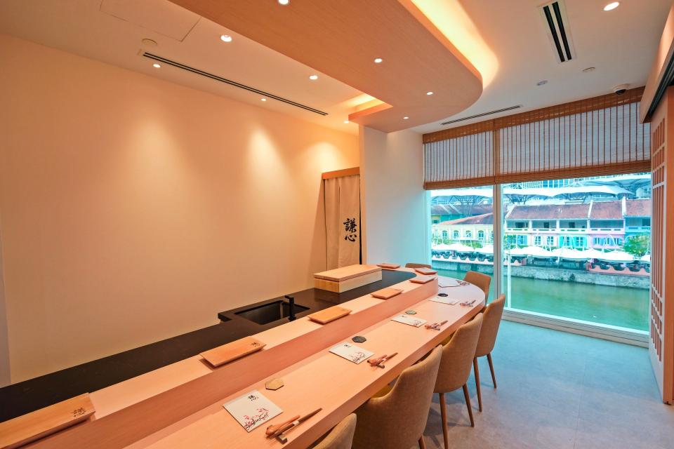 Interiors at Sushi Kenshin