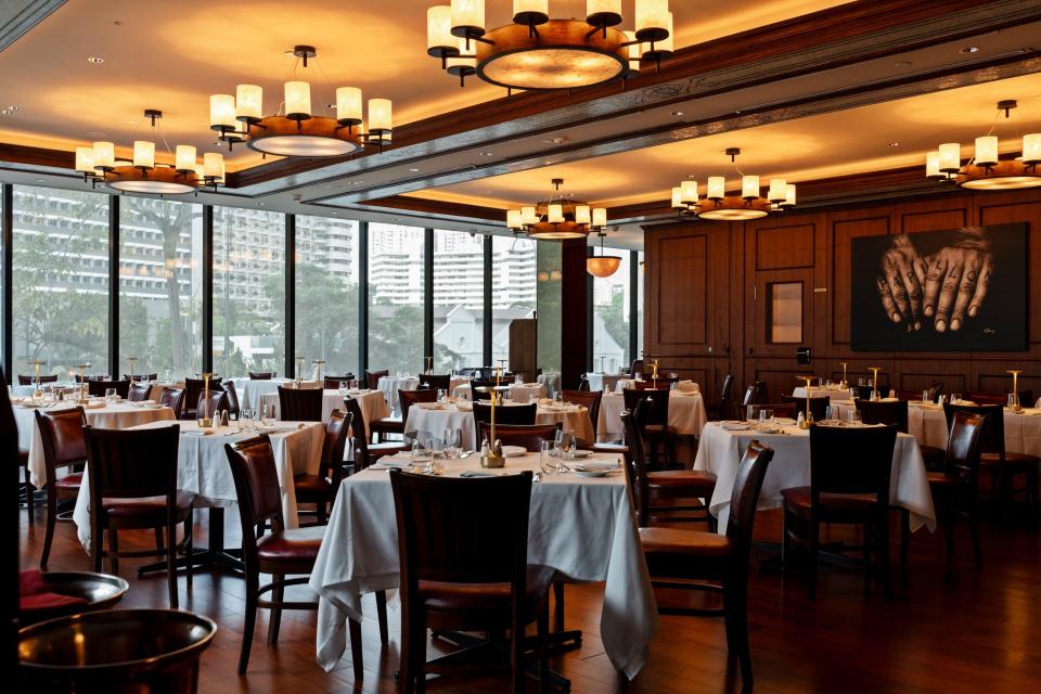 Interiors of Wolfgang's Steakhouse