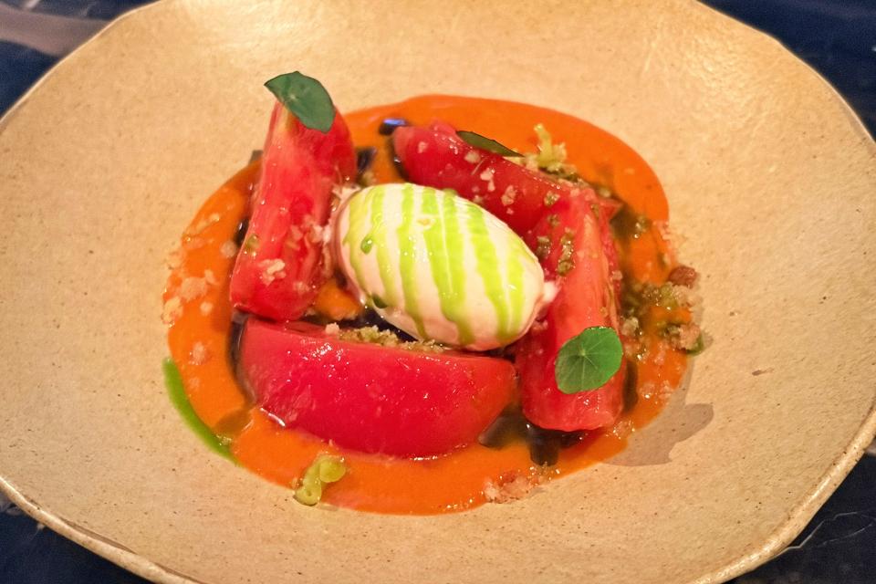 tomato gazpacho at esquina