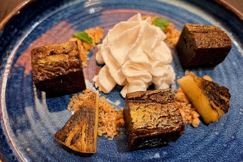 Salted brownie at Ingleside