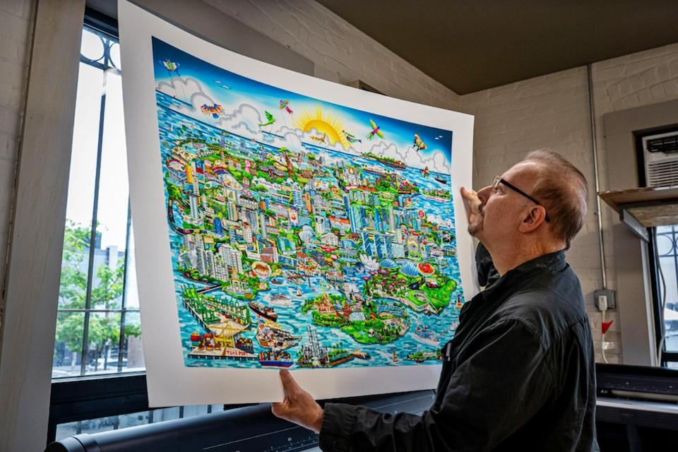 Expat Choice Reporter Doug Peris Explores The Unbelievable Island of Singapore at 60 by Charles Fazzino