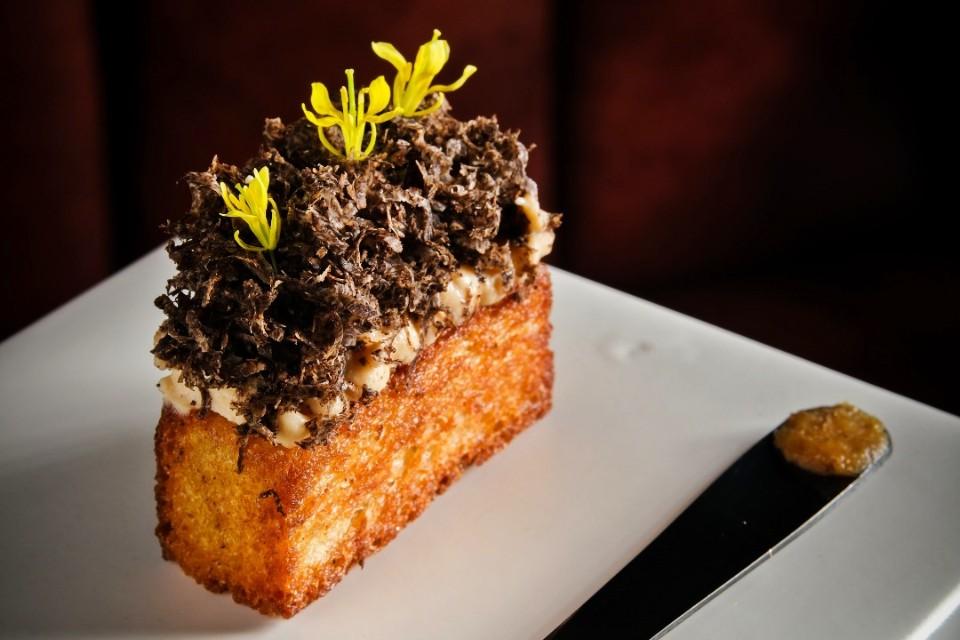 brioche miso mousse