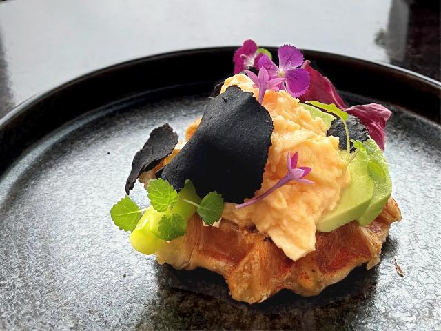 Town's Race Special - Black Truffle Cage-free Egg Croffle