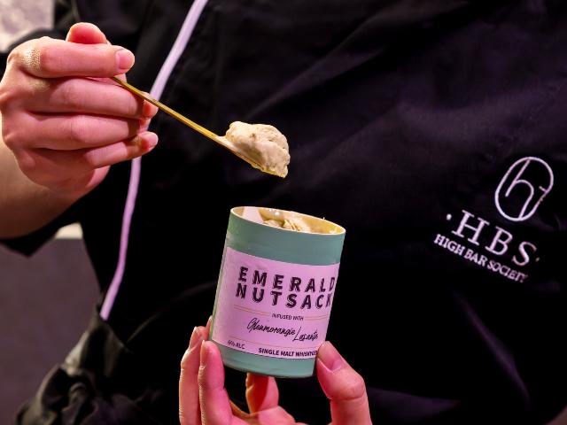 High Bar Society cup and scoop