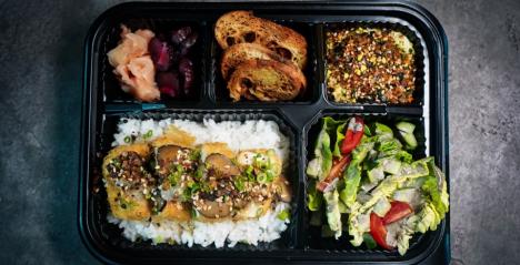 Neon Pigeon - Agedashi Tofu Bento