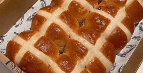 Hot Cross Buns Greenwood Fish Market’s Quayside Isle outlet