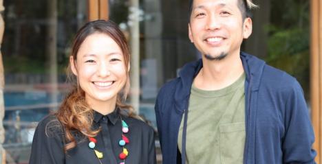 Masuko, Pizza 4P's CEO, and Sanae Takasugi, Deputy CEO