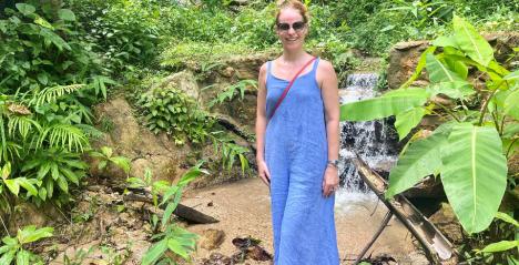 Rebecca at The Banyan Tree Resort