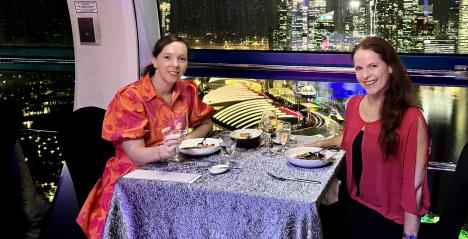 Embarking on Culinary Heights: Expat Choice Reporter Rebecca Assice's Review of 165 Sky Dining - Singapore's Tallest Gastronomic Marvel