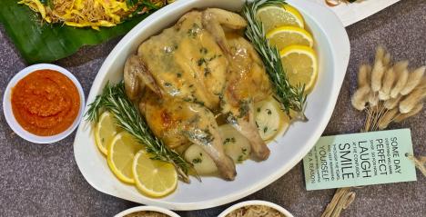 Chef X_Popo's Kitchen Rosemary Chicken and Soon Kueh