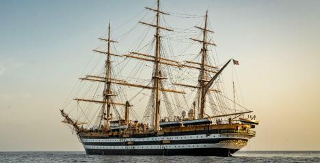 Italy’s Iconic Amerigo Vespucci and Villaggio Italia Set Sail for Singapore’s Marina Bay