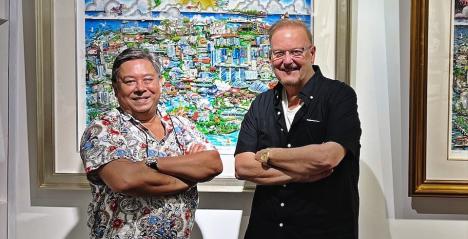 Expat Choice Reporter Doug Peris Explores The Unbelievable Island of Singapore at 60 by Charles Fazzino