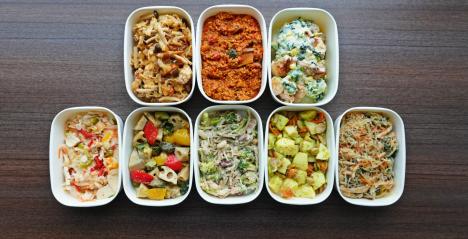 A variety of Tsuklios dishes