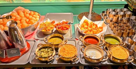 Chaat counter at Gupshup