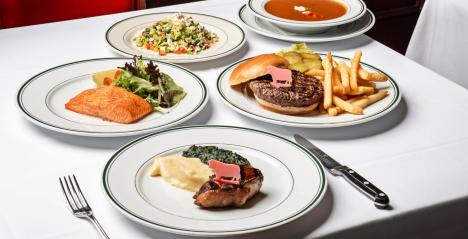 Lunch set at Wolfgang's Steakhouse