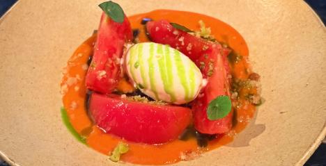tomato gazpacho at esquina