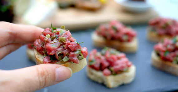 Beef Tartare Toast