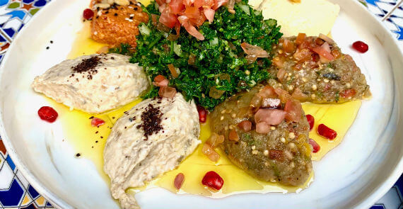 Kazbar Cold Mezzah Platter