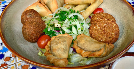 Kazbar Hot Mezzah Platter