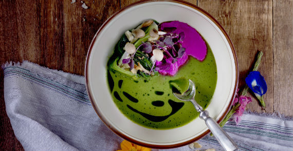 Super Green Warm Soup