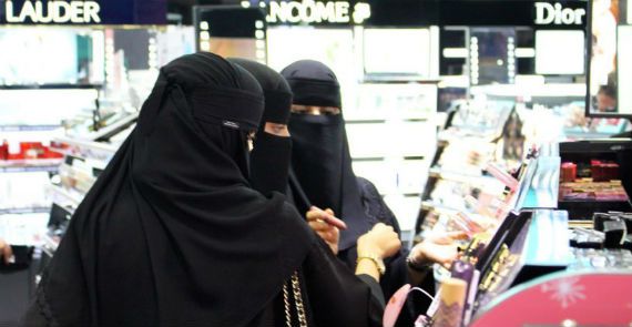 Shopping for lipstick in one of KL’s many fine stores